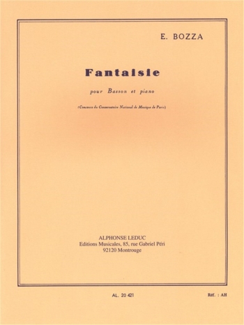 Fantasy: Fantaisie Bassoon & Piano (Leduc)