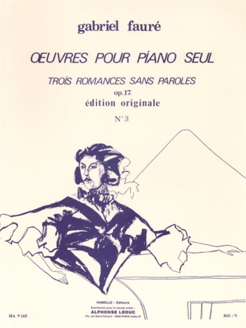 Romance Sans Paroles: Op.17 No.3 Piano  (Leduc)