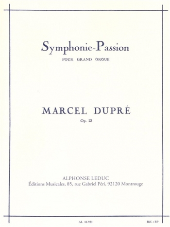 Symphonie Passion Op.23: Organ (Leduc)
