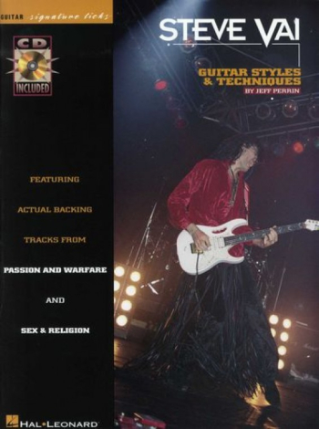 Signature Licks: Steve Vai: Guitar Styles + Techniques: Book & CD