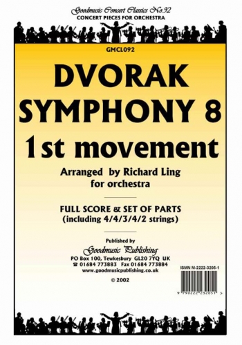 Symphony 8 1st Movement Orchestra: Score & Parts (ling)