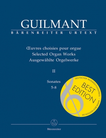 Selected Organ Works II: Sonatas 5-8 (Barenreiter)