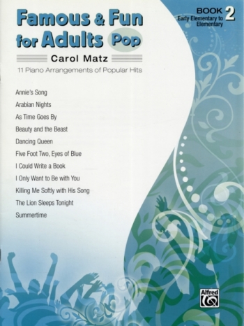 Famous And Fun For Adults Pop: Book 2: 11 Arrangements  Popular Hits