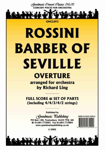 Barber Of Seville Orchestra Score And Parts (ling)