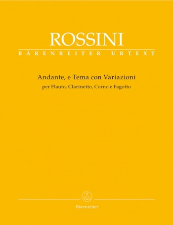 Andante E Tema Caon Variazioni: Flute, Clarinet, Horn and Bassoon: Ensemble