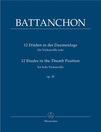 12 Studies In The Thumb Position: Cello Solo (Barenrieter)