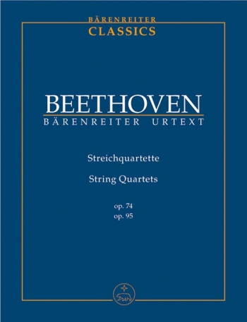 String Quartets: Op 74 and 95: Study Score (Barenreiter)