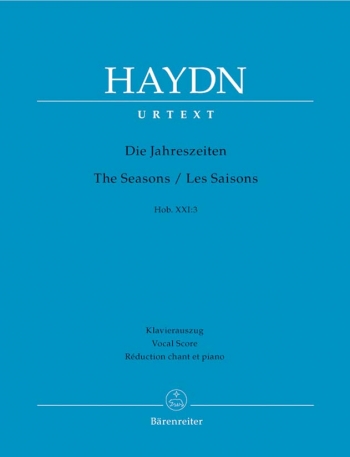 The Seasons: Vocal Score: Satb And Piano (Barenreiter)