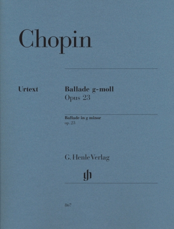 Ballade G Minor Op.23: Piano (Henle)
