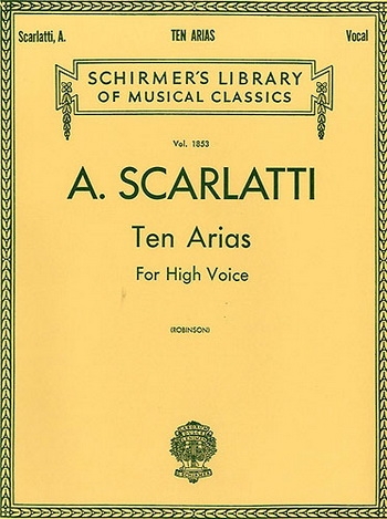 Ten Arias For High Voice & Piano (Schirmer)