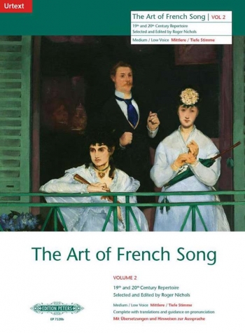 Art Of French Song Vol.2: Medium Low Voice (nichols) (Peters)
