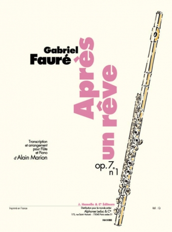 Apres Un Reve Op.7/1: Flute & Piano (Hamelle)