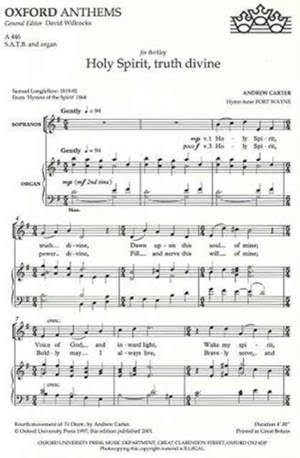 Holy Spirit, Truth Devine: Vocal SATB (OUP)