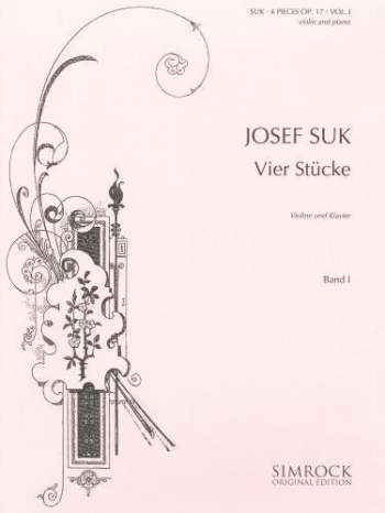 4 Pieces Op.17 Vol.1: Violin & Piano (Simrock)