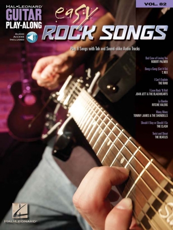 Easy Rock Songs: Guitar Play Along: 82: Guitar: Bk&cd
