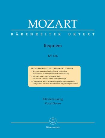 Requiem K626: Vocal Score (Barenreiter) (Original)