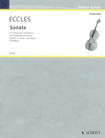 Sonata G Minor: Cello & Piano (Schott)
