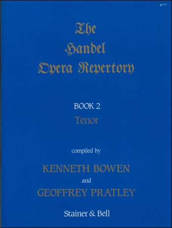 The Handel Opera Repertory. Book 2. Tenor (S&B)