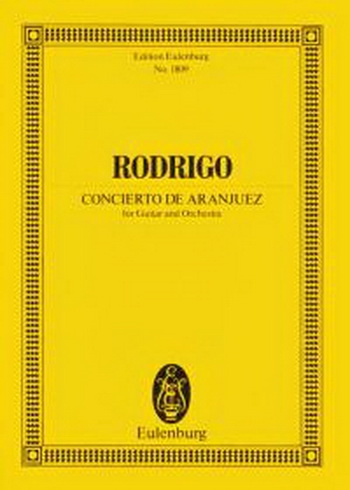 Concierto De Aranjuez: Guitar: Miniature Score