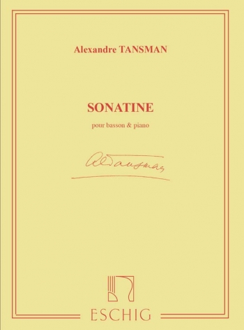 Sonatine: Bassoon & Piano  (Max Eschig)