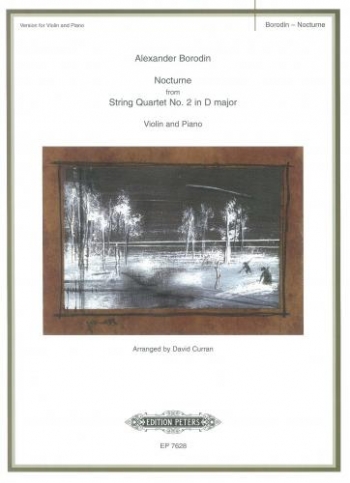 Nocturne: From String Quartet No 2: D Major: Violin & Piano (Peters)