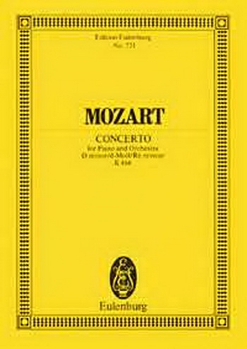 Piano Concerto No.20: D Minor: Kv466: Miniature Score
