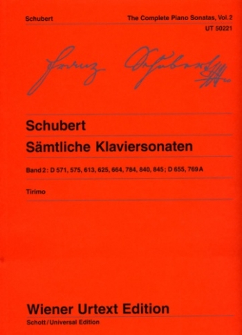 The Complete Piano Sonatas Vol.2  (Wiener Urtext)