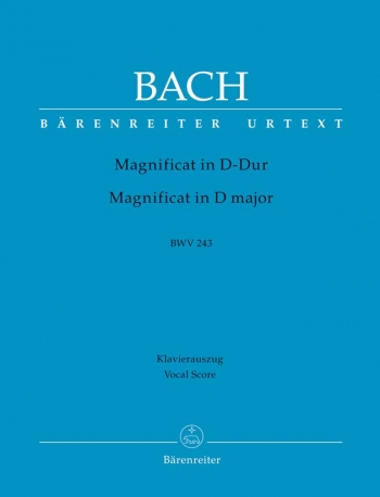 Magnificat In D Major: Bwv243: Vocal Score  (Barenreiter)