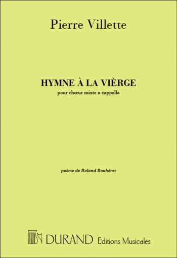 Hymne A La Vierge: Vocal SATB