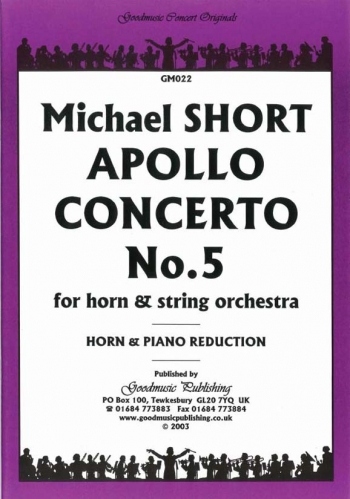 Apollo Concerto No5 Horn And Piano Reduction Orchestra