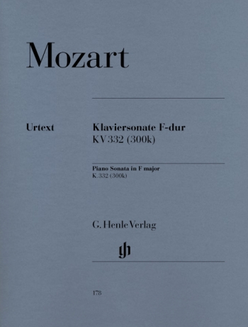 Sonata In Fmajor kv332: Piano  (Henle Ed)