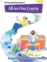 Alfred's Basic Piano All In One Course: Level 5: Piano