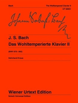 Well-Tempered Clavier Vol.2: Bwv870-893: Piano (Wiener Urtext)