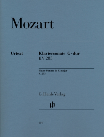 Sonata: G Major: Kv283: Piano  (Henle Ed)