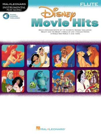Disney Movie Hits: Flute: Book & Audio