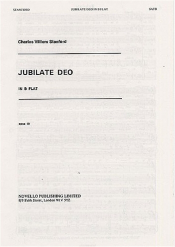 	Jubilate Deo In B Flat Op.10 Chor