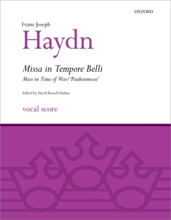 Missa In Tempore Belli: Vocal Score: Satb: Mass In Time (OUP)