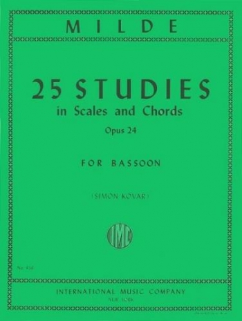 25 Studies In Scales and Chords Op.24: Bassoon (International)