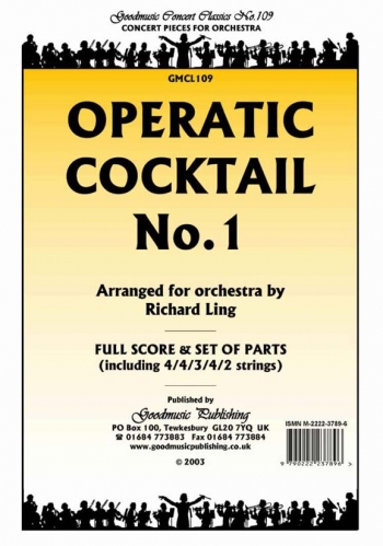 Orchestra: Ling Operatic Cocktail No1 Orchestra Score And Parts