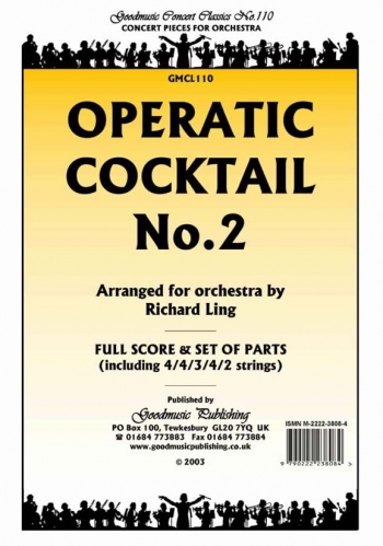 Orchestra: Ling Operatic Cocktail No2 Orchestra Score And Parts