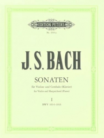 6 Sonatas Vol.1 Bwv1014-1019: Violin & Piano (Peters)