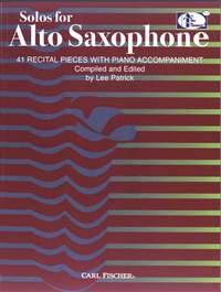 Solos For Alto Saxophone: Alto Saxophpone & Piano (Patrick)