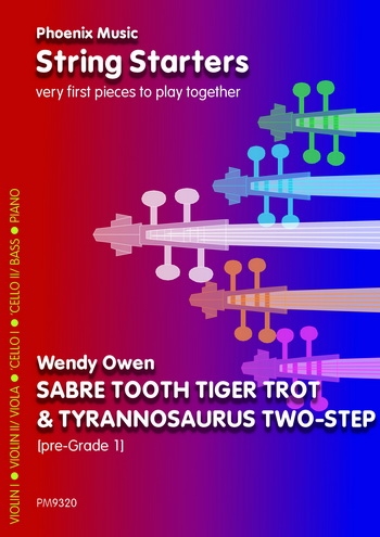 String Starters: Sabre Tooth Tiger Trot and Tyrannosaurus Two-step :  String Ensemble: Score and Par
