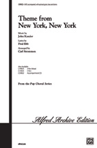 New York New York: Vocal: Satb (Kander)