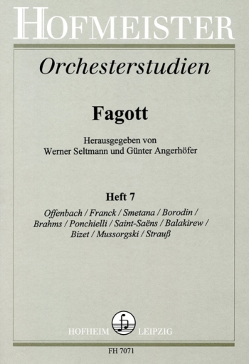 Orchestral Studies Book 7 - Offenbach, Franck, Smetana, Borodin, Brahm