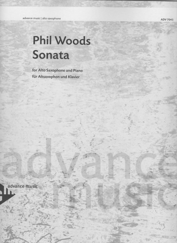 Sonata For Alto Saxophone And Piano (Advance)