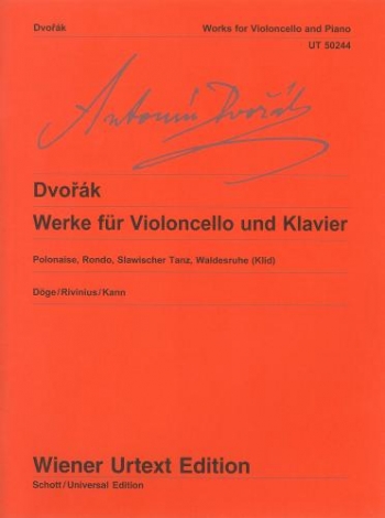 Works For Cello and Piano: Cello (Wiener Urtext)