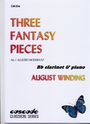 3 Fantasy Pieces: Clarinet & Piano (Cascade)