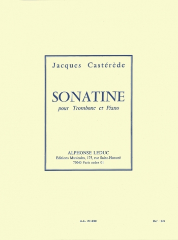 Sonatina: Trombone and Piano (Leduc)