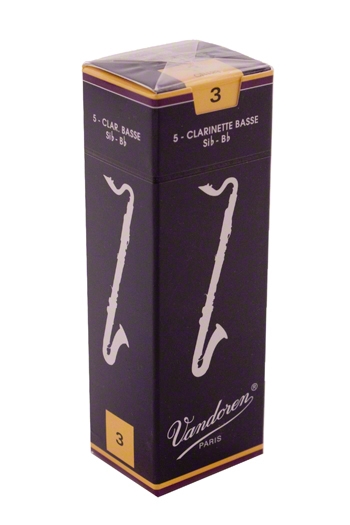 Vandoren Traditional Bass Clarinet Reeds (5 Pack)